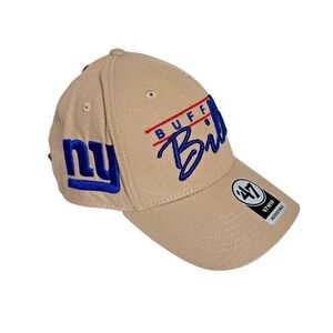 NY Giants x Buffalo Bills 47 Brand Hat New RARE MISPRINT MANUFACTURER ERROR